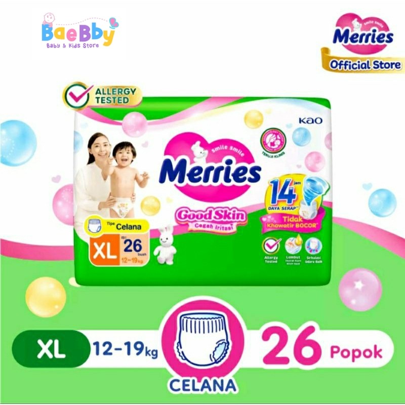 ผ้าอ้อม | แพมเพิส MERRIES GOOD SKIN