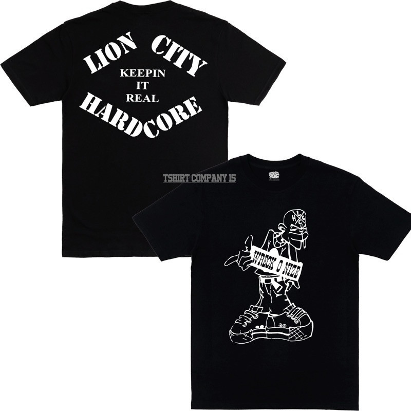 Keep It real Tshirt Black - Lion City Hardcore Keep It เสื้อยืดวงฮาร์ดคอร์จริง วัสดุหนา