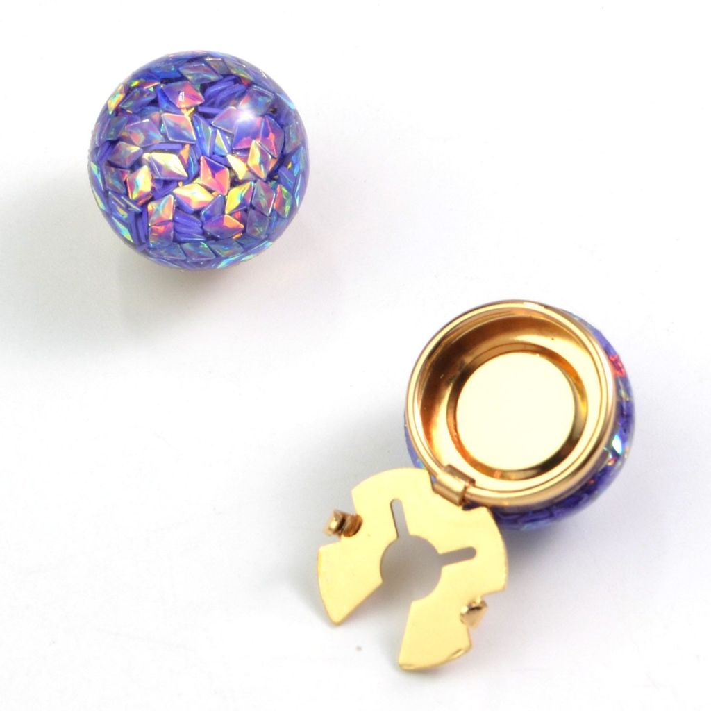 ปุ่มหมวกคอและ Cufflinks สไตล์ยุโรป อเมริกัน ลาย Starry Sky Phantom สีระลอกน้ำ