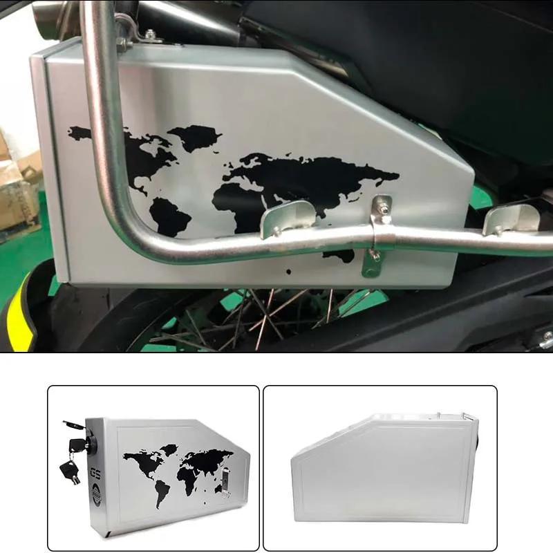 销 จัดส่งฟรีสําหรับ BMW F700GS F800GS 2013 2014 2015 2016 2017 รถจักรยานยนต์ตกแต่งกล่องอลูมิเนียมกล่อ