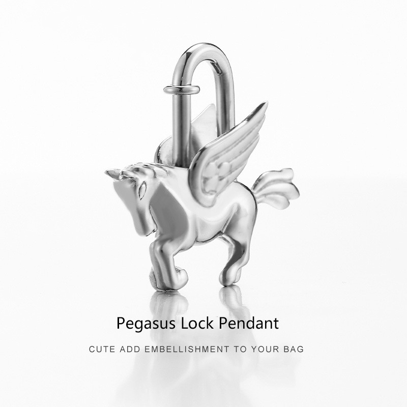 HERMES เพกาซัสล็อกจี้ กระเป๋าคล้องคอสำหรับกระเป๋าถือผู้หญิง ดีไซน์เข้ากันได้กับแบรนด์ Hermes