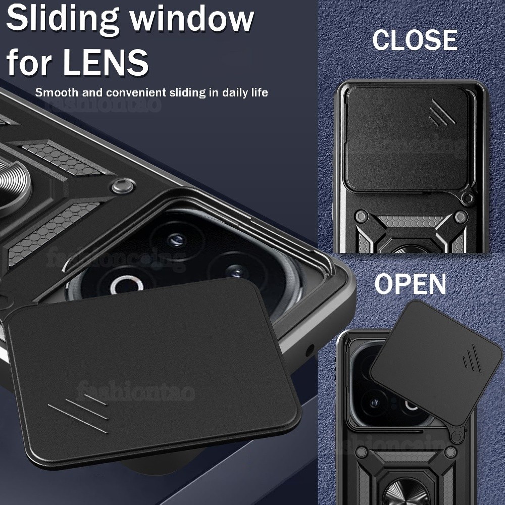 สําหรับVivoiqoo15ปลอกสําหรับVivo iqoo 15 1 5 iqoo15 Vivoiqoo15 V2505A 2025 กันกระแทกเคสโทรศัพท์เกราะแหวนวงเล็บStent Pushกล้องเลนส์ป้องกันปกหลัง - รูปที่ 5