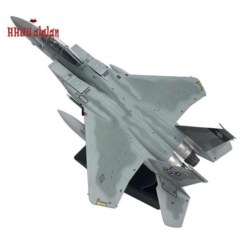 [ความเร็วสูง H]เครื่องบินDiecast 1/100 Scale F15 Eagle American Navy เครื่องบินรุ่นสําหรับคอลเลกชันข