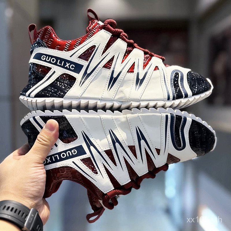 Fuyuan รองเท้าผู้ชายรองเท้าผ้าใบ Low-Top แฟชั่นรองเท้าพ่อ Four Seasons รองเท้าลําลอง