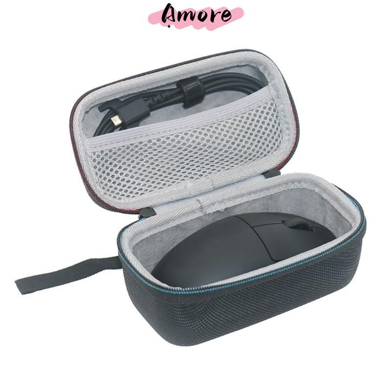 Amore ป้องกันเมาส์กระเป๋าเดินทางสําหรับ MCHOSE A7 Ergonomic Gaming Mouse Case เท่านั้น