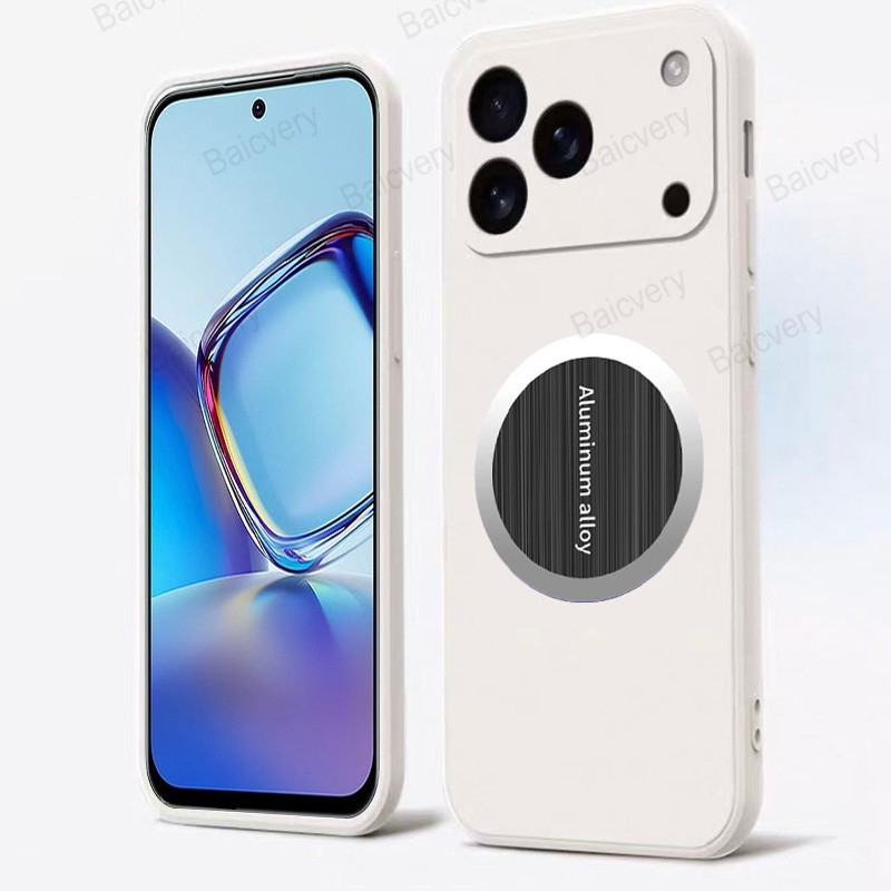 สําหรับ NUBIA V80 DESIGN / V80 Vita / V80 Pro TPU Soft Lightweight Cover with Iron Sheet Sticker - รูปที่ 4