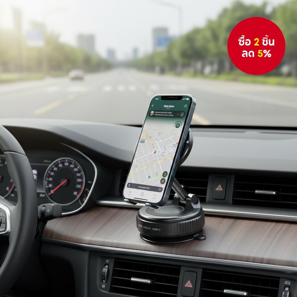 PHONEPACE K007 ที่วางโทรศัพท์แม่เหล็ก|หมุนอิสระสามแกนสําหรับมุมที่หลากหลาย|เหมาะสําหรับทุกสถานที่.