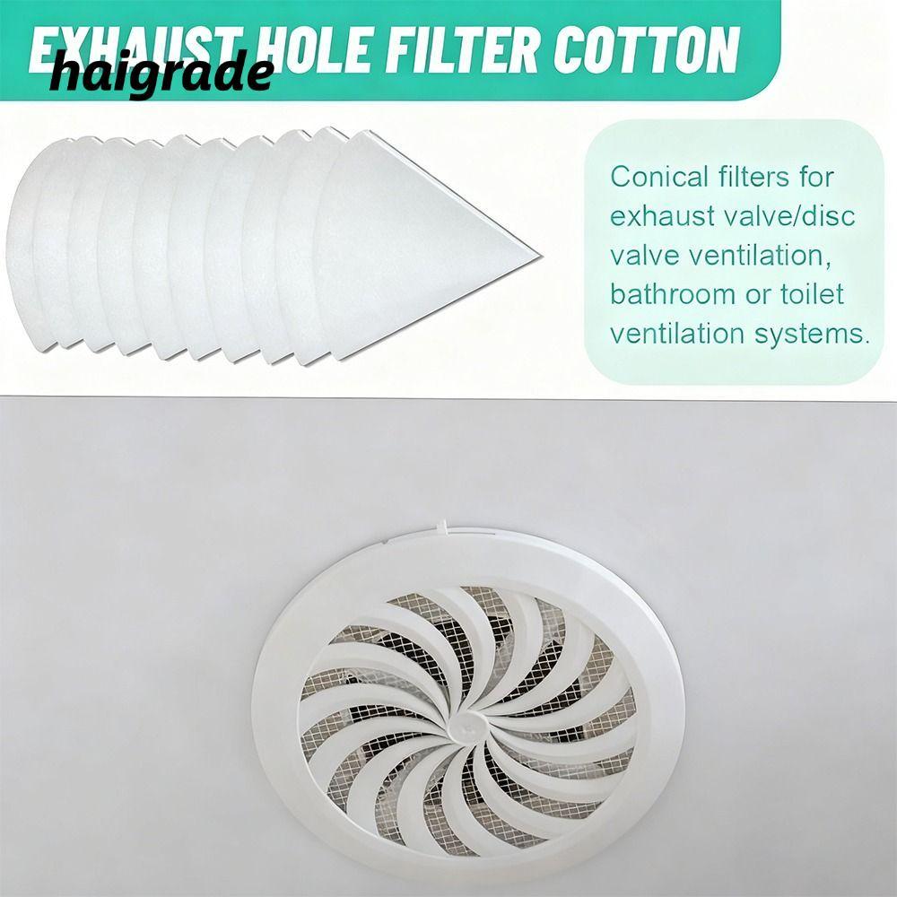 HAIGRADE 5 ชิ้นกรองกรวย,กรองอากาศ Conical Exhaust Air Filter,ผ้าฝ้ายทางเลือกใช้งานร่วมกับยุโรปฟองน้ํ