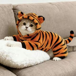 เสื้อผ้าสัตว์เลี้ยง น่ารักๆชุดคอสเพลย์สุนัขแมวกันหนาว มีหมวก…