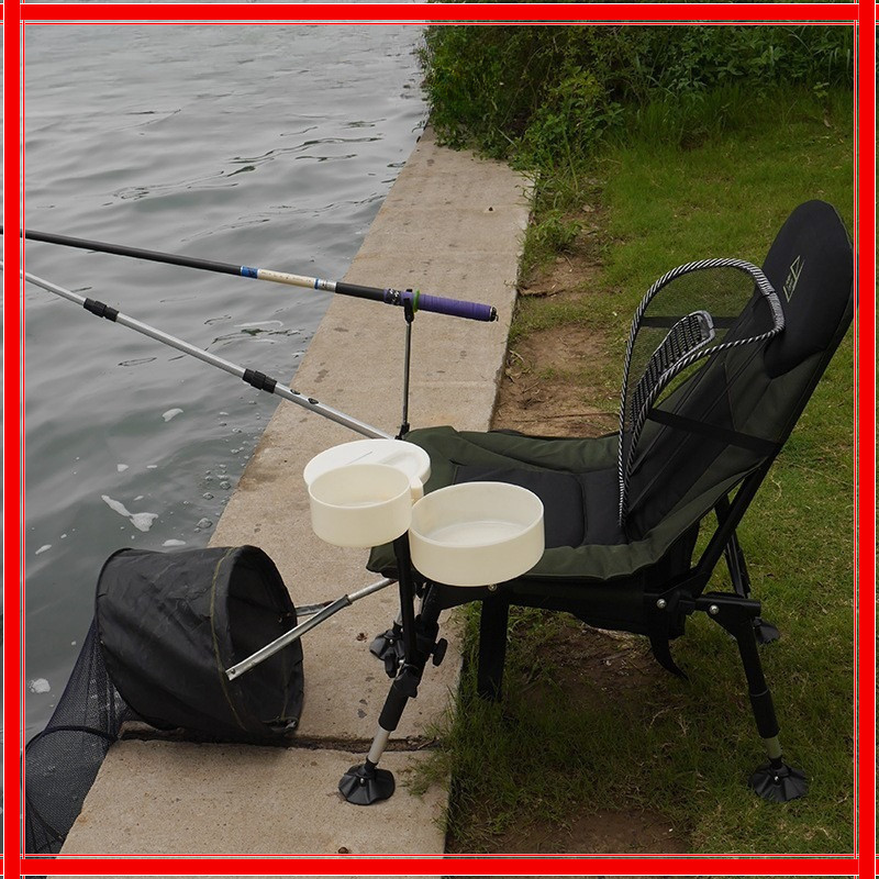 Portable folding fishing chair multifunctional reclining camping chair fishing chair fishing chair钓鱼