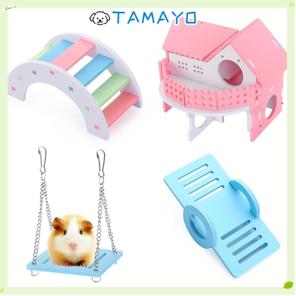 TAMAYO Hamsters House Hamster Accessories Swing Small Animal Pet Sport ชุดของเล่นออกกําลังกาย