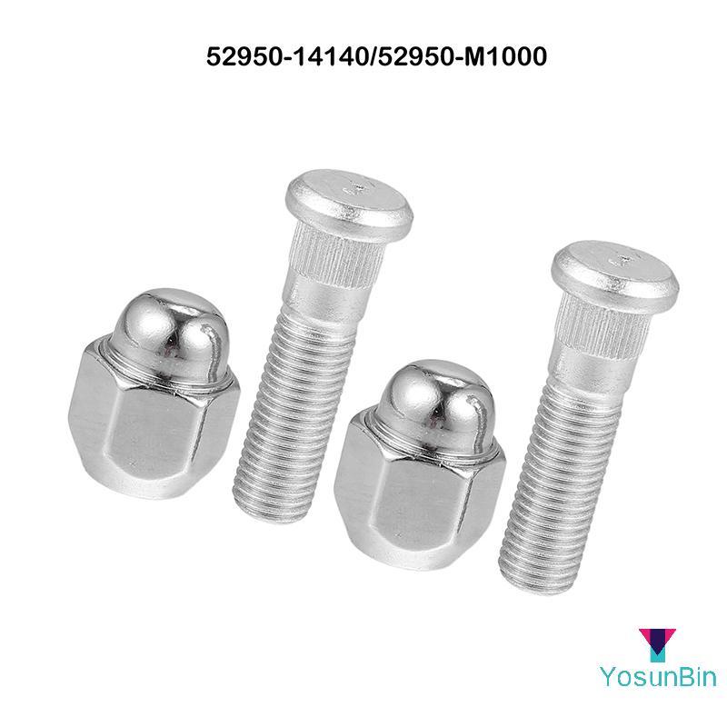 YosunBin] รถล้อ Lug ถั่วสลักเกลียวมาตรฐานอุปกรณ์เสริม M12x1.25 สําหรับ 200SX 240SX 300ZX 350Z Cube L