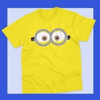 เสื้อยืดดีไซน์ตามินเนี่ยน ผ้าฝ้ายเนื้อนุ่ม Unisex S-5XL สำหรับชุดลำลองครอบครัว
