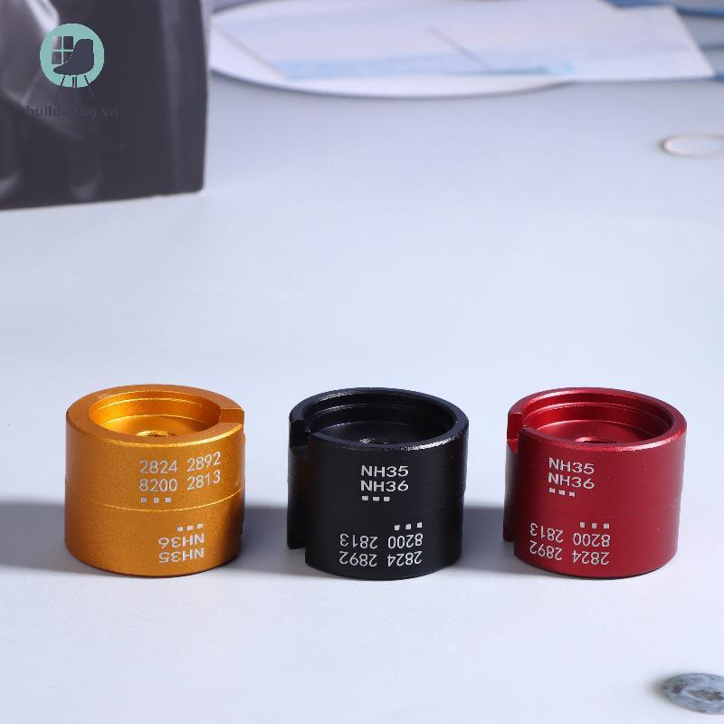 Bg Universal Watch Movement Holder Bracket ฐานอลูมิเนียมสองด้านนาฬิกาซ่อมเครื่องมือ NH35 NH36 2824 2