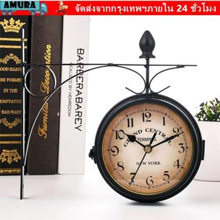 AMURA นาฬิกาแขวนติดผนังทนทาน สำหรับตกแต่งสวนและภายในบ้าน