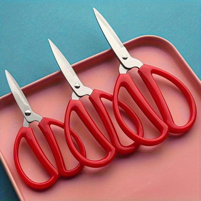 พวงกุญแจรองเท้าแตะผู้หญิง almari baju grad2glow กรรไกรในครัวเรือนพร้อม Sharp Blade-Slip Grip, 3 ขนาด