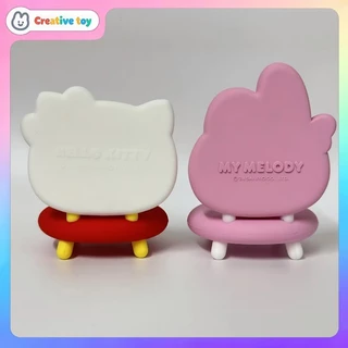 Sanrio | ที่วางโทรศัพท์ | ซานริโอ ทํานอง ขาตั้งโทรศัพท์เก้าอี้สตูลขนาดเล็กยืนตั้งโต๊ะการ์ตูนน่ารักโทรศัพท์ยืนสก์ท็อปเครื่องประดับ