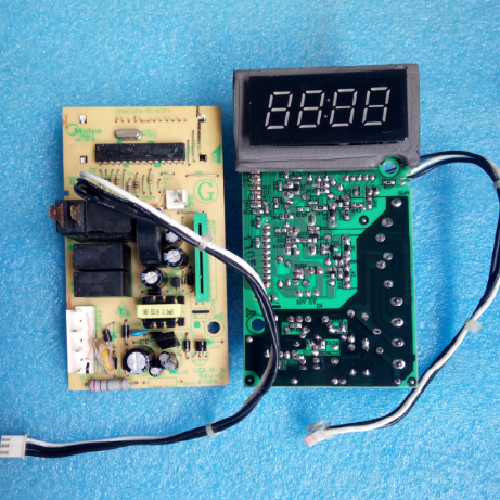 บอร์ดควบคุม+แผงแสดงผลไมโครเวฟ Midea แท้ รุ่น EV923KF6-NA/EMXCCF6-01-K ทำงานแม่นยำ ป้องกันข้อผิดพลาด