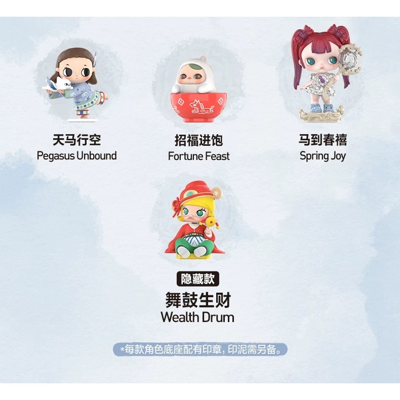 P POPMART POPMART รูป Gold Pentium Series รูป Mystery Box ของเล่นเครื่องประดับของขวัญ - รูปที่ 7