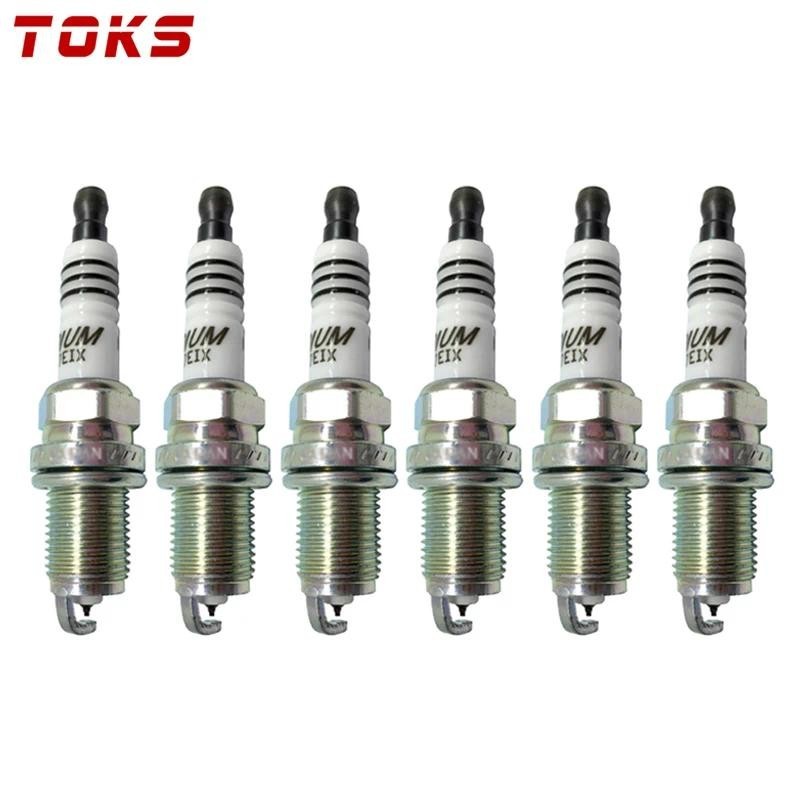 6pcs BKR7EIX 2667 หัวเทียนอิริเดียมสําหรับ BMW Honda Polaris Porsche Volvo Audi คุณภาพสูง BKR7EIX-26