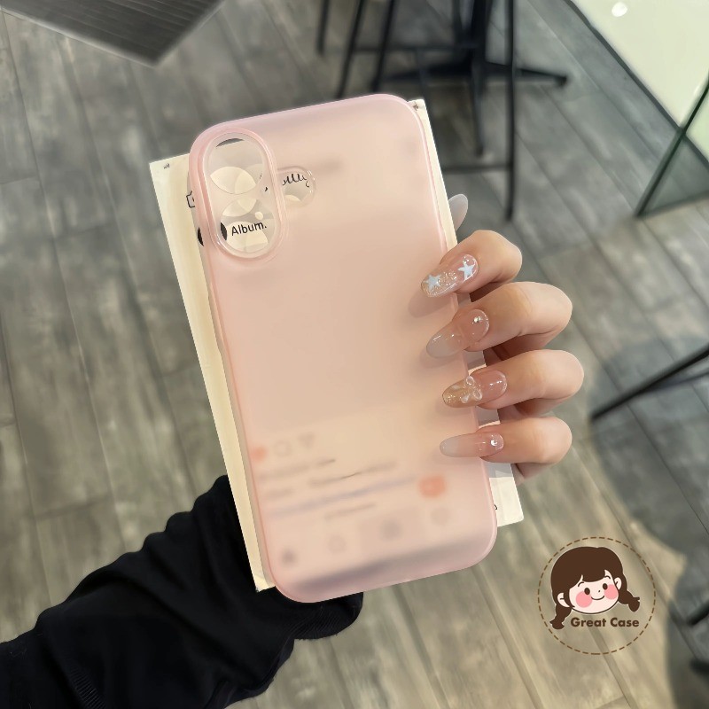 เข้ากันได้กับRealme 12 12X Pro Plus 10 10T 9 Pro Plus 9i 7 7i Global 5G 4G Simple Frostedโปร่งแสงเคสโทรศัพท์หรูหราใสน่ารักCandyสีปลอกอ่อน