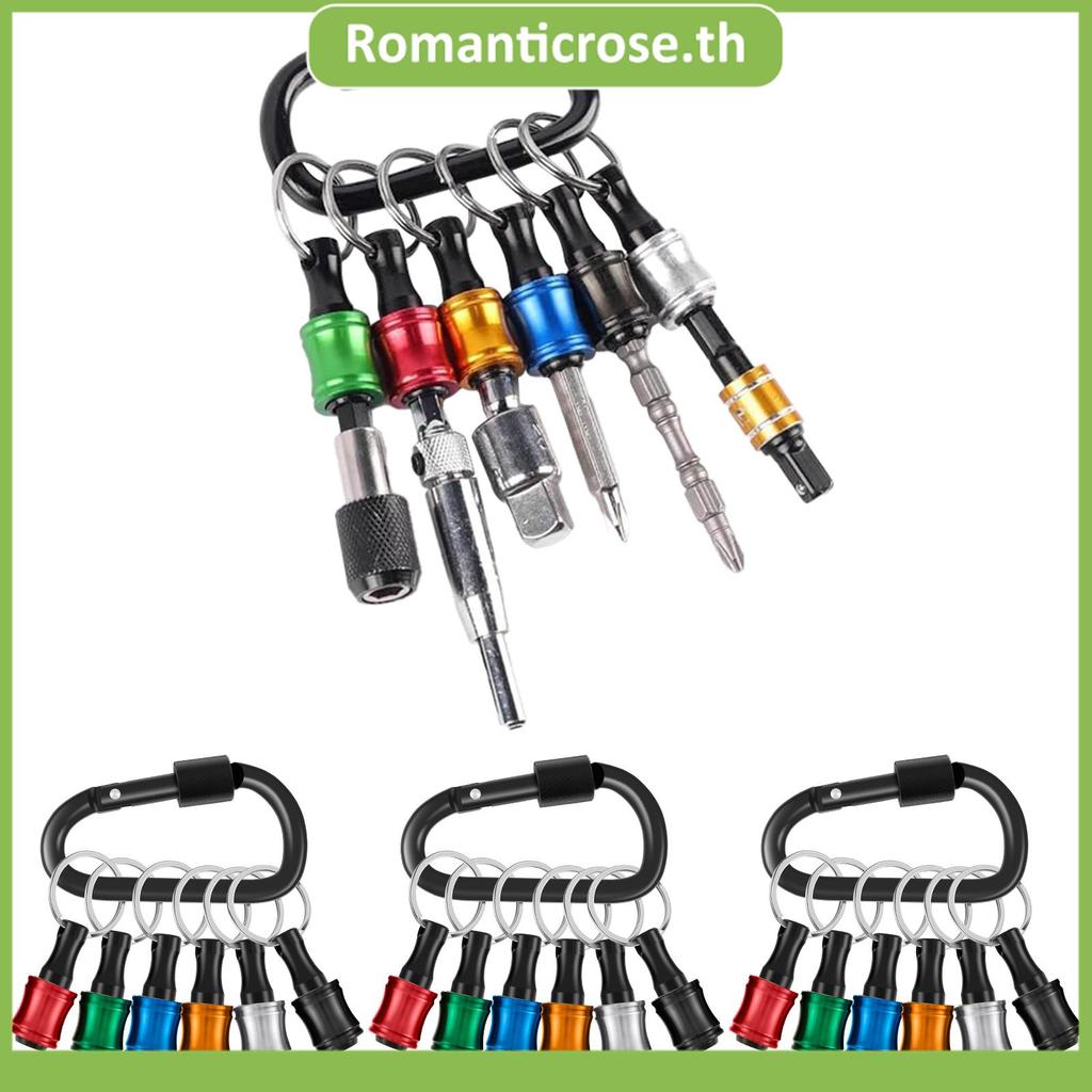 18 ชิ้น 1/4 นิ้ว Hex Shank Bit Holder ซ็อกเก็ตแบบพกพาเจาะ Bit Holder เปลี่ยนอย่างรวดเร็วสําหรับเจาะ 