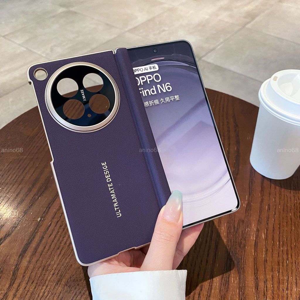 OPPO Find N6 N3 เคสโทรศัพท์ค้นหา n6 N5 Dual Central Axis เคสด้านหลังรูเล็กเลนส์รวมทุกอย่างเคสกันกระแ