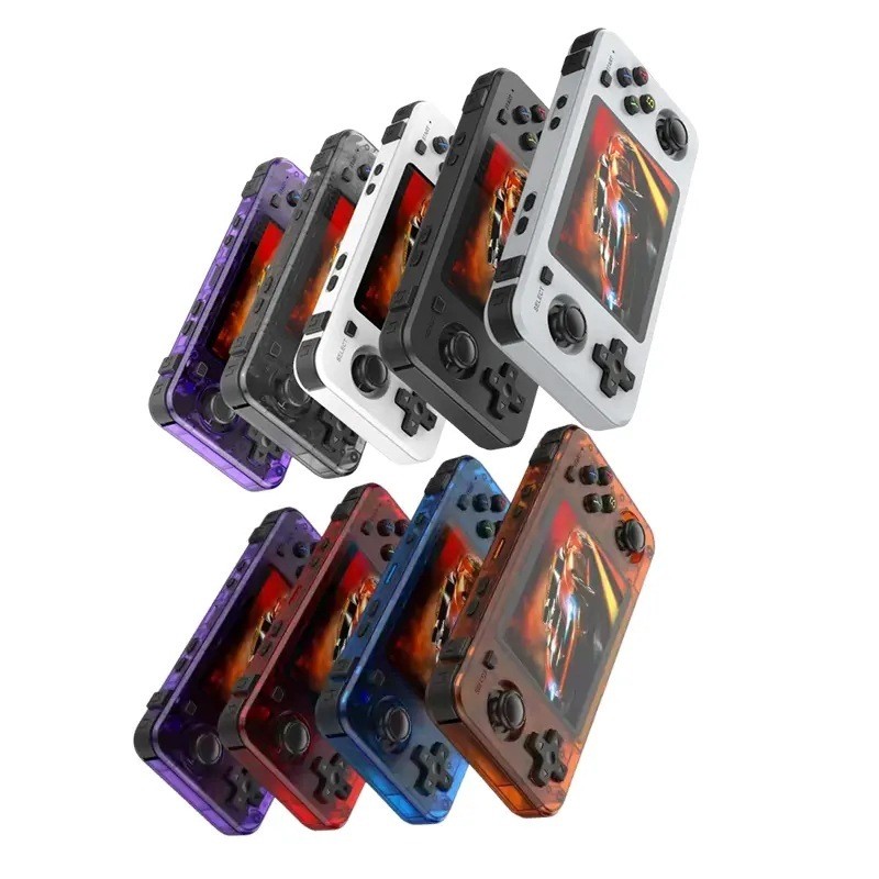 R36H เกมคอนโซลมือถือจอยสติ๊กคู่อาเขต Retro ของแท้ ARKOS ระบบ PSP เกมมือถือ