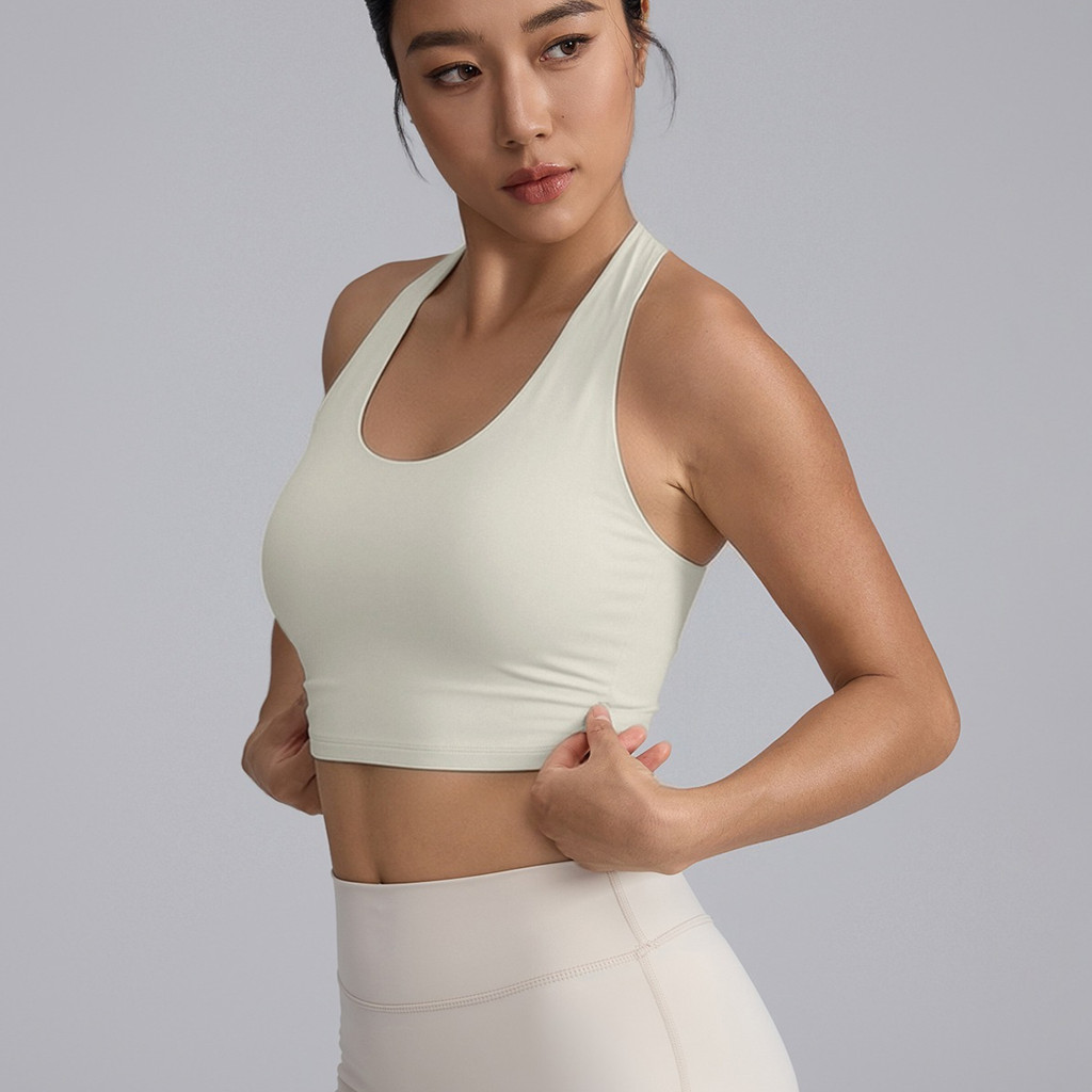 【LASYYOGA】สปอร์ตบรา anti-shock สำหรับโยคะและพิลาทิส แห้งไว และระบายอากาศได้ดี