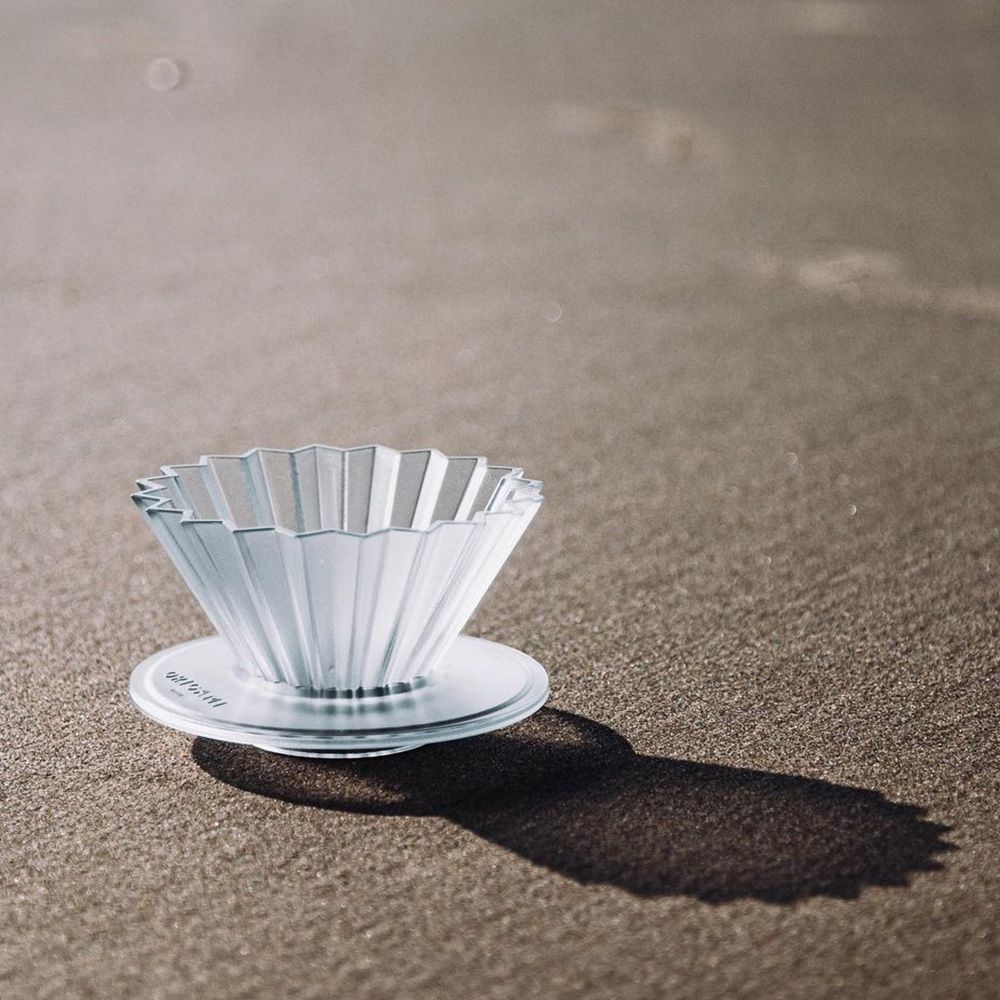 ORIGAMI ญี่ปุ่นเรซิ่น V60 ORIGAMI ชุดถ้วยกรองขนาด S แบบพกพาหยดกรอง Hand Brew ถ้วยกาแฟกลางแจ้ง