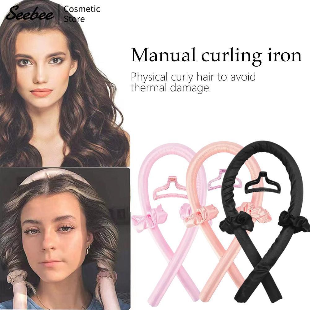 Heatless Curling Iron Foam Sleep Curling Iron ผมพร้อม Roller Curling Band Iron Lazy Y0z3 O5h8