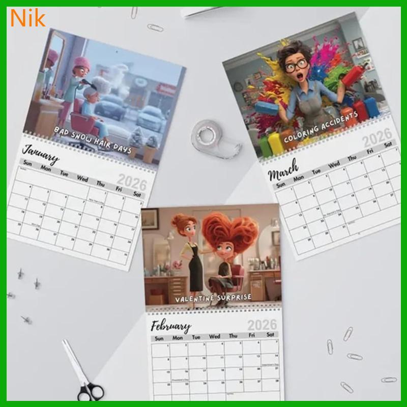 บ.ลคค.ร.ร.พ.ศ. 2026 ปฏิทินศิลปะเทศบาลวางแผนรายเดือนสําหรับความงามผู้ที่ชื่นชอบ