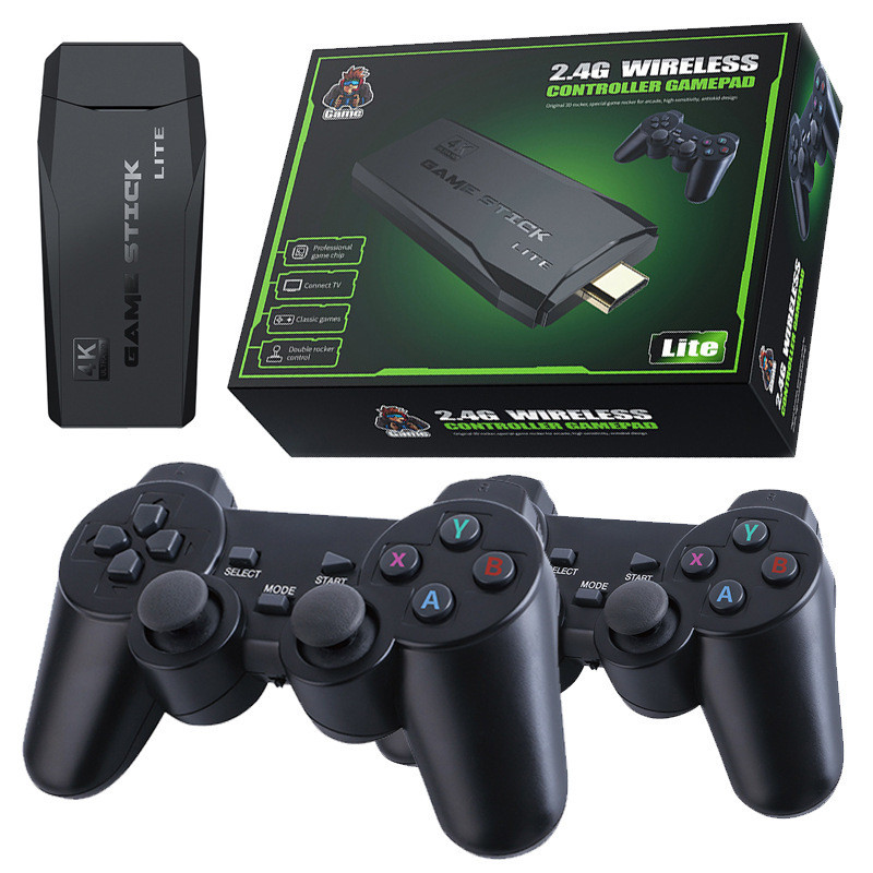 M8 HD Mini Wireless Arcade จอยสติ๊ก Moonlight Treasure Box FC Home TV U Treasure เกมคอนโซล PS1