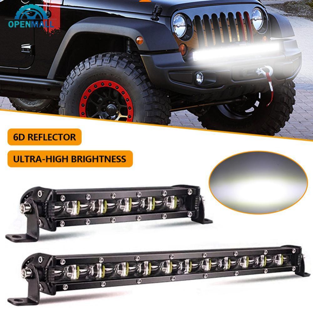OPENMALL Utral Slim LED Light Bar LED Work Light Bar 6D เลนส์สปอตไลท์สําหรับรถยนต์ขับรถหมอก Offroad 