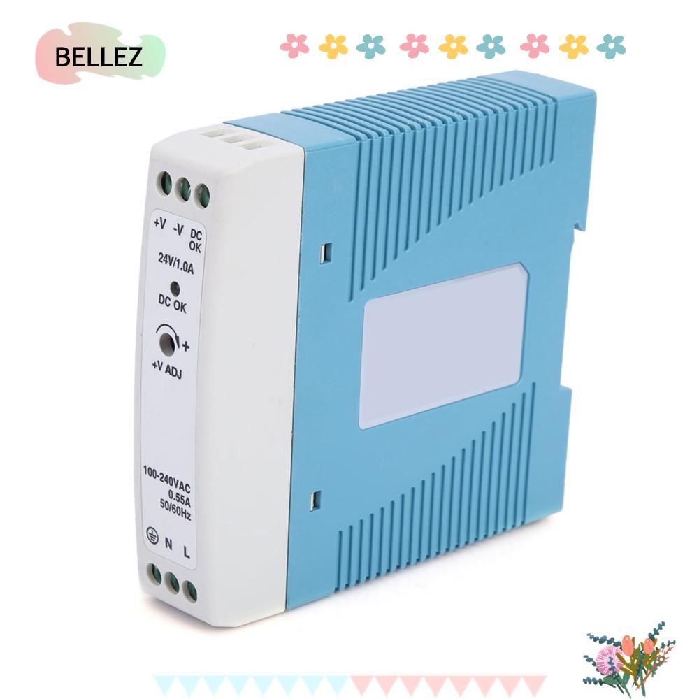 แหล่งจ่ายไฟราง BELLEZ DIN, กระแสไฟคงที่ AC 100V-240V แหล่งจ่ายไฟเอาต์พุตเดี่ยว, MDR-20-24 ต่ํา No-Load Loss ป้องกันการโอเวอร์โหลด AC เป็น DC Switch Converter อุตสาหกรรม