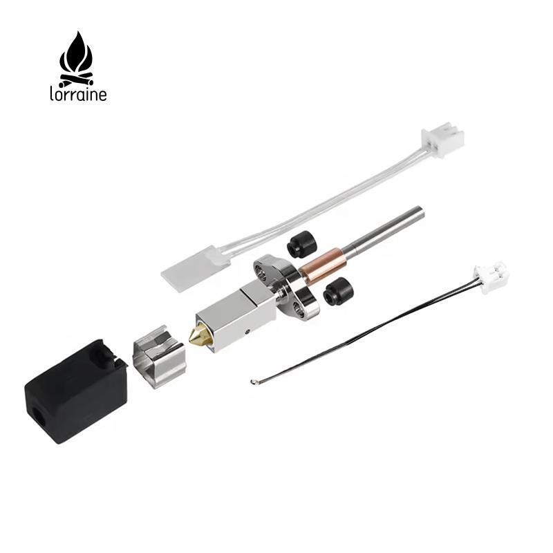 อัพเกรด Hotend ชุดเปลี่ยนสําหรับ K1C สําหรับ K1 MAX 3D เครื่องพิมพ์-หัวฉีดทองเหลือง 0.4 มม. รวม