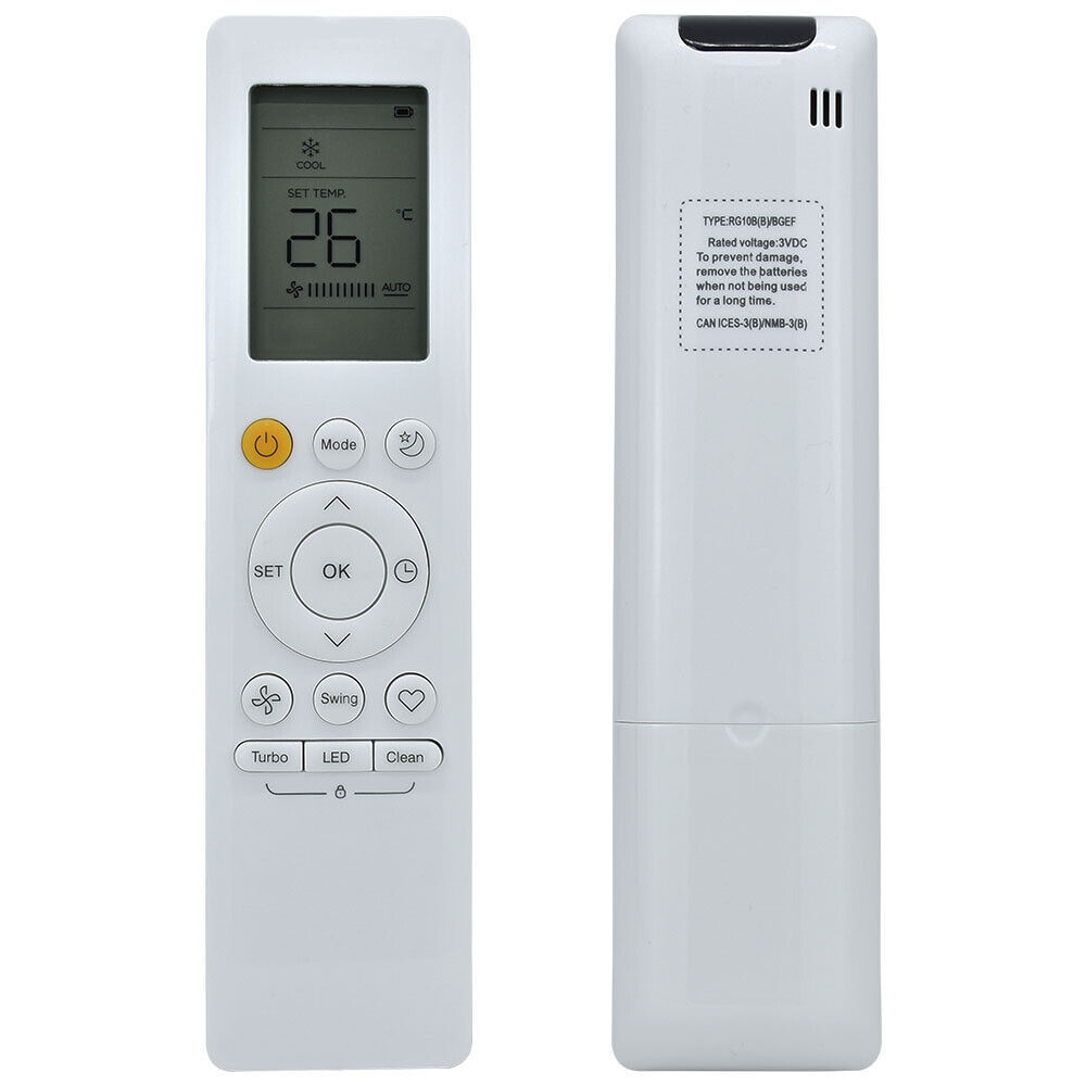ใหม่ RG10B (B)/BGEF สําหรับ Midea AC A/C รีโมทคอนโทรล RG10B (B2)/BGEF RG10B1(B)/BGEF Air Conditioner รีโมทคอนโทรล