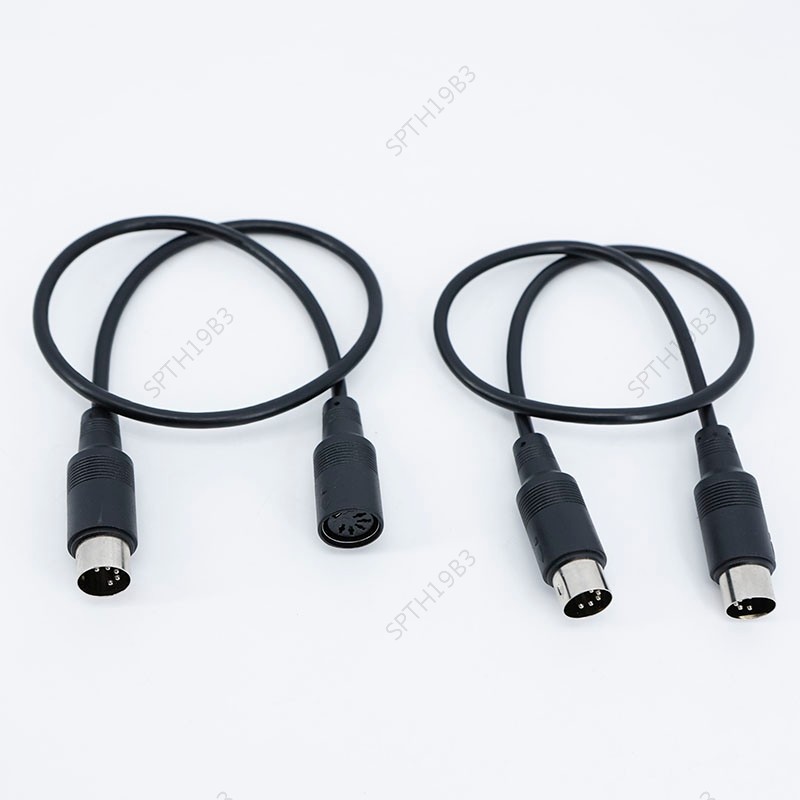 MIDI 5 Pin DIN - ส่วนขยายสายไฟชายหรือหญิงขั้วต่อปลั๊กเสียงขยายสาย TH19B3