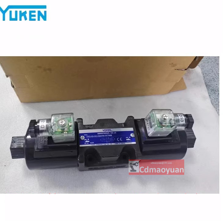 YUKEN โซลินอยด์วาล์ว DSG-01-2B2-3C2-3C4-3C3-3C9-3C10-3C12-2D2-D24-A220-A110-N1-N0-51T 50 ยี่ห้อใหม่