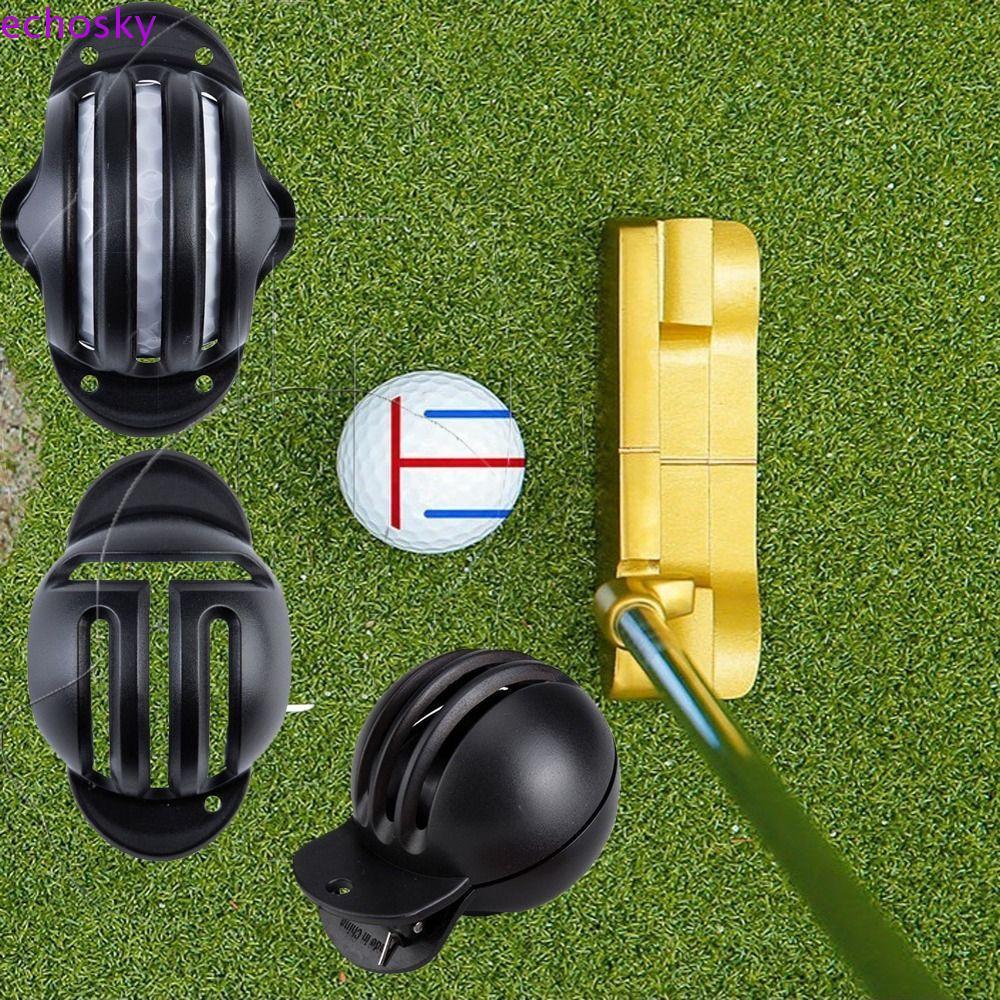 ECHOSKY ชุดเครื่องมือกอล์ฟ ประกอบด้วย Alignment Template และ Ball Marker, พร้อม 2 แท่ง Pen Marking L