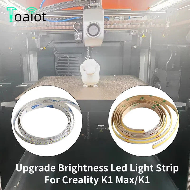 สําหรับ Creality K1 K1max อัพเกรด LED Light Strip 24V โคมไฟ Super Bright Light Bar สําหรับ K1 K1max 