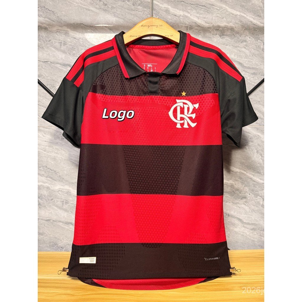 Player Issue CR Flamengo 2026/27 Mens Flamengo Home Short Sleeves Football Jersey T-Shirt