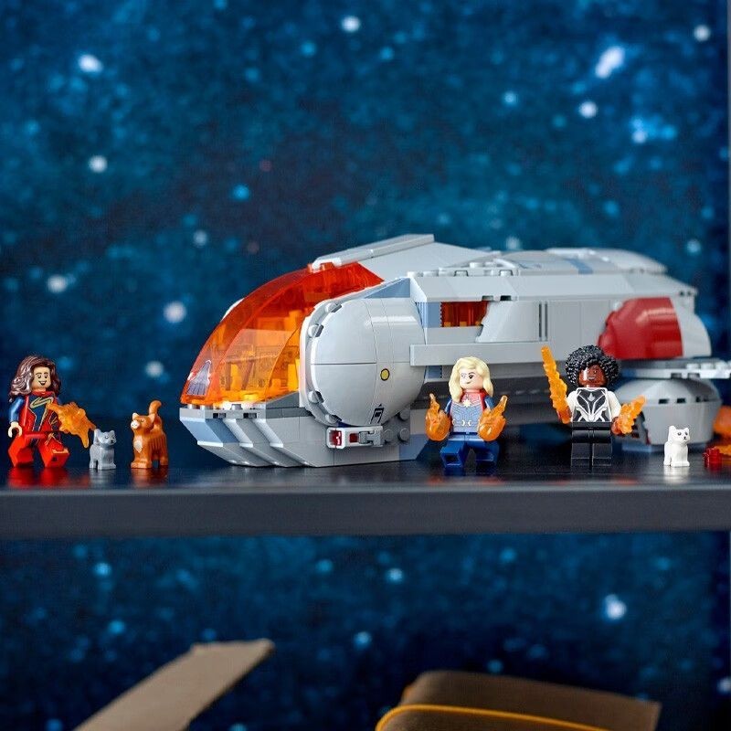 LEGO LEGO Building Blocks Marvel Series 76232 Hopty Spaceship Building Blocks ของเล่นเด็กของขวัญ 010