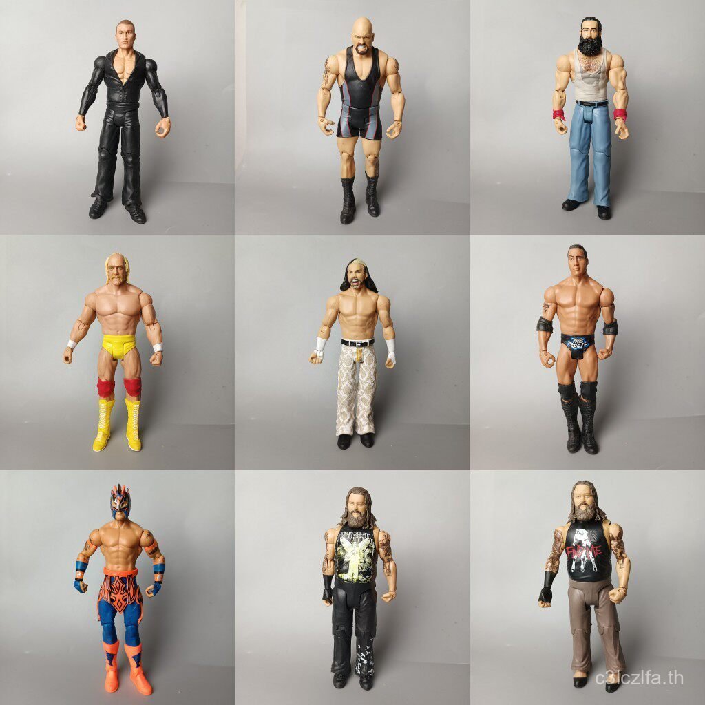 นักมวยปล้ํา 23 ซม. Action Figure Randy Hawgen Luke Hubble Big Show Sincra Dwayne Hart