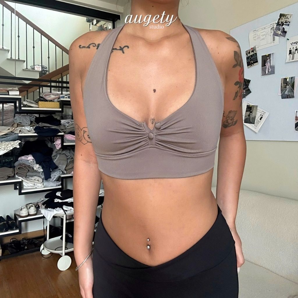 [ใหม่ - VC 25%] ชุดชั้นในสตรี Augety Studio, SEVY Halter Bra