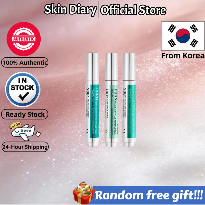 [VT] PDRN Reedle Shot Hair Ampoule 100dL/300dL/700dL 15ml / เนื้อแอมพูลดูดซับไม่เหนียวเหนอะหนะ