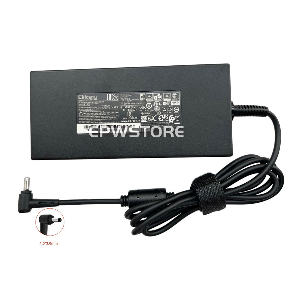 Chicony 240W AC Adaptor Charger MSI Stealth 14 AI Studio A1VFG-046AU A1VFG-080NZ