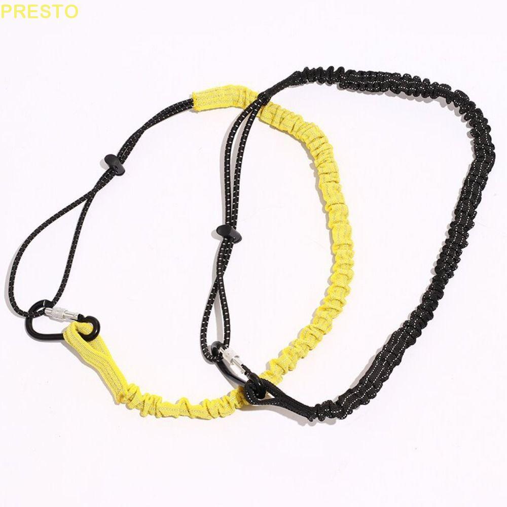 PRESTO เครื่องมือ Lanyard กันตก สายหัวเข็มขัด พร้อมสกรูล็อค Carabiner และ Bungee Cord น้ำหนักเบา พกพ