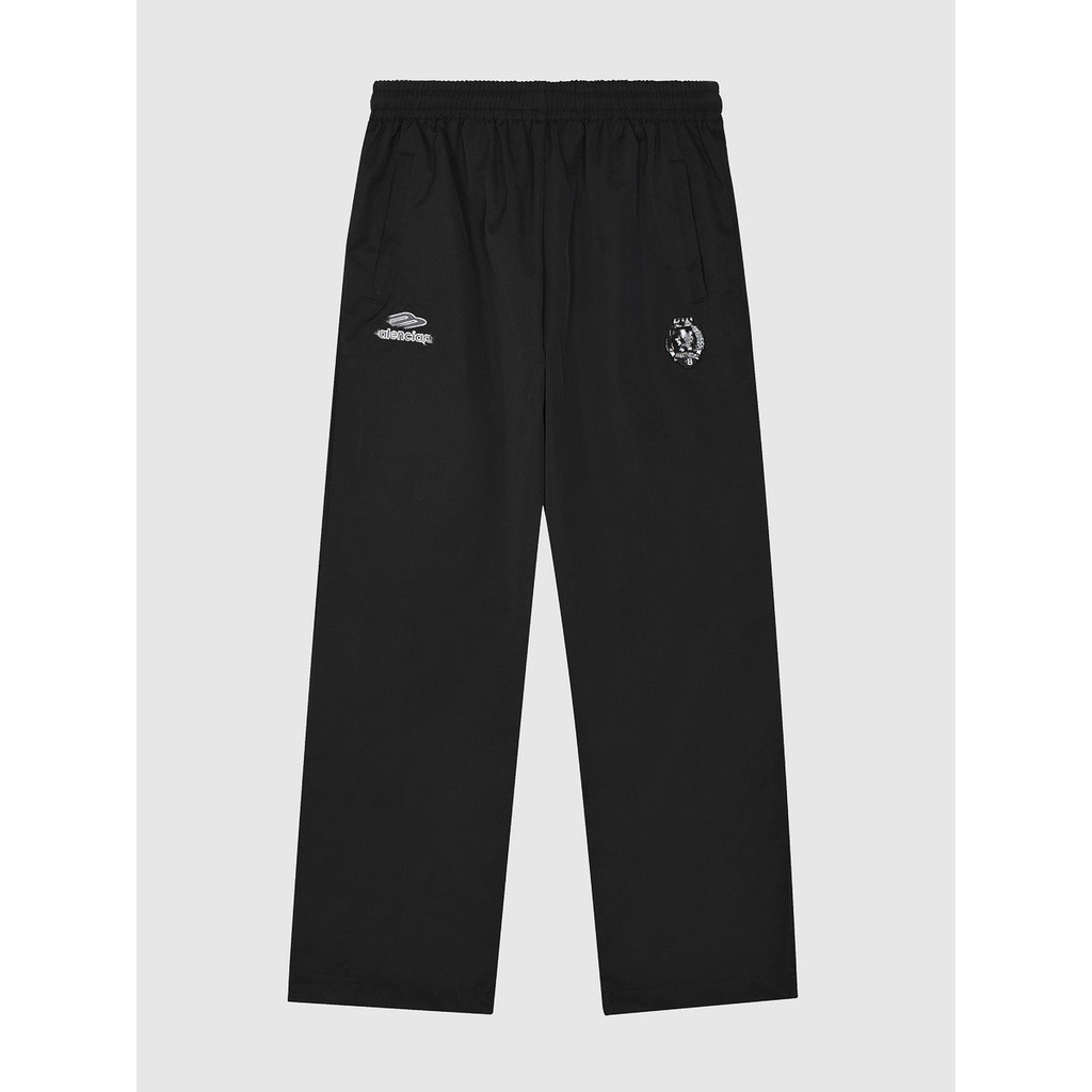 XZIJ BBCG Logo embroidered technical fabric sports pants, loose fit, unisex