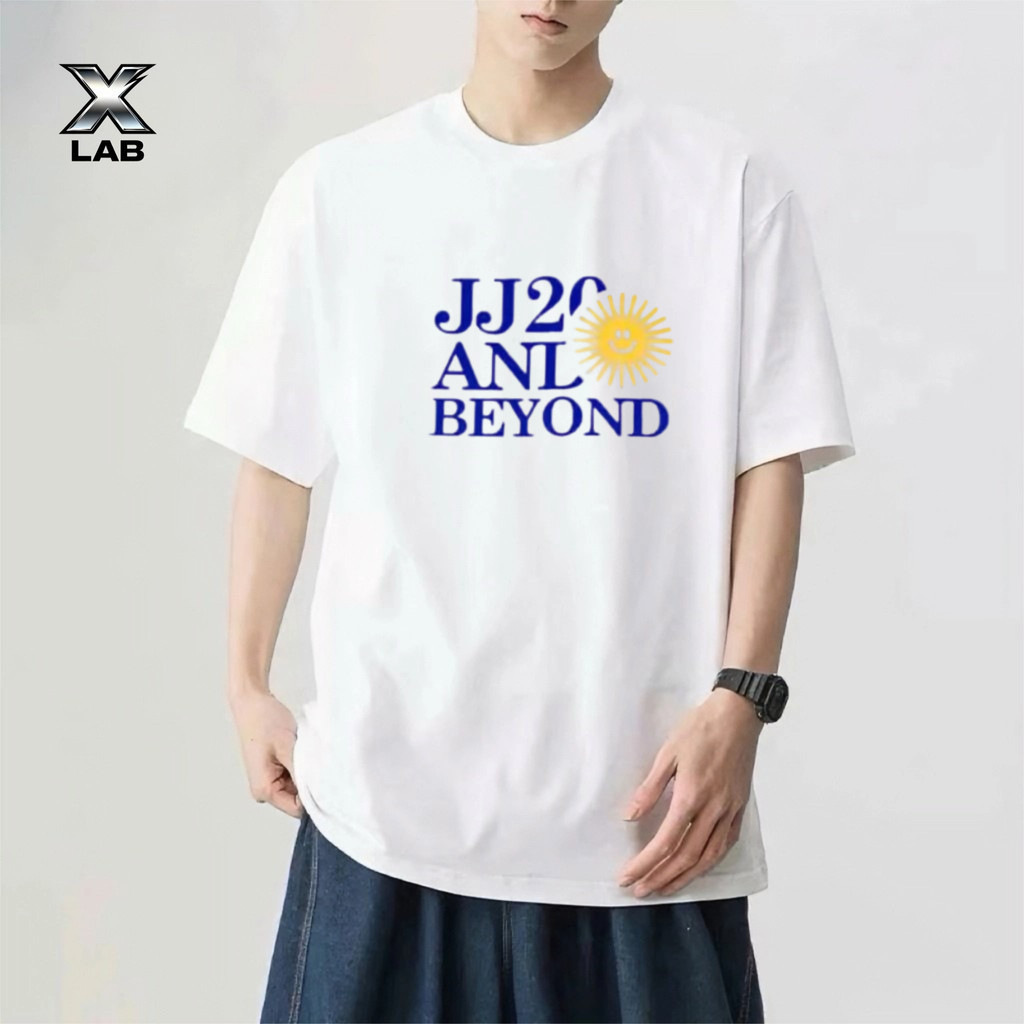 JJ Lin JJ20 World Tour พัดลมสนับสนุนเสื้อยืด 2026 ฤดูร้อนใหม่ Retro ผ้าฝ้ายนุ่มสบาย Breathable Unise